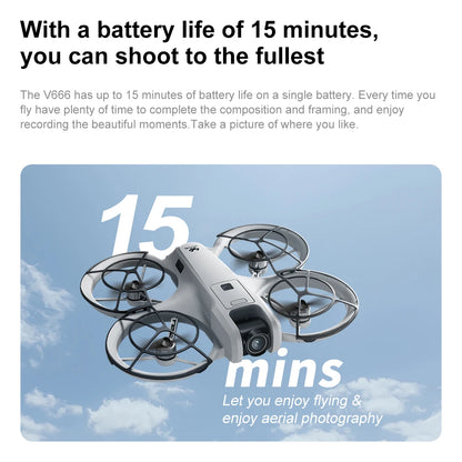 MIJIA V666 Mini 8K Professional Dual Camera Aerial Obstacle Avoidance Drone