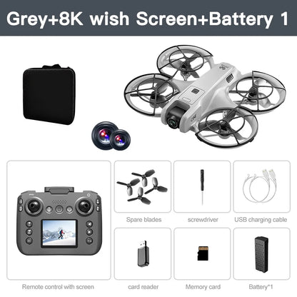 MIJIA V666 Mini 8K Professional Dual Camera Aerial Obstacle Avoidance Drone