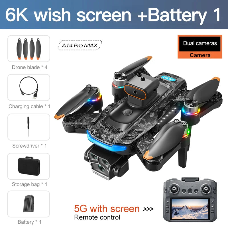 MIJIA A14 Pro Max 8K Triple Camera Obstacle Avoidance Drone
